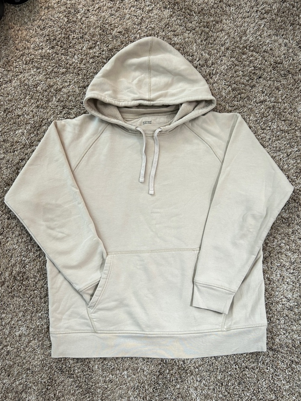 girlfriend collective Men's Lightweight Hoodie in Cream